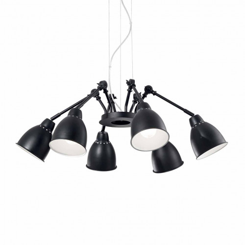 подвесная люстра ideal lux newton sp6 nero в Магнитогорске