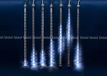 занавес светодиодный уличный 240см белый (11119) uld-e2403-144/dtk white ip44 meteor в Магнитогорске