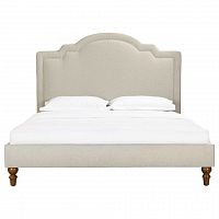 кровать двуспальная 160х200 бежевая cassis upholstered в Магнитогорске