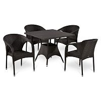 обеденная группа мора плетеная коричневая на 4 персоны в Магнитогорске