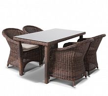 эспрессо шоколад, обеденная группа на 4 персоны ,коричневый в Магнитогорске