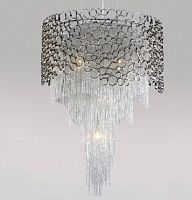 подвесной светильник crystal lux hauberk sp-pl8 d60 матовый никель в Магнитогорске