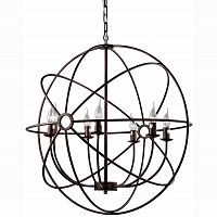 люстра foucault's orb crystal nude коричневая в Магнитогорске