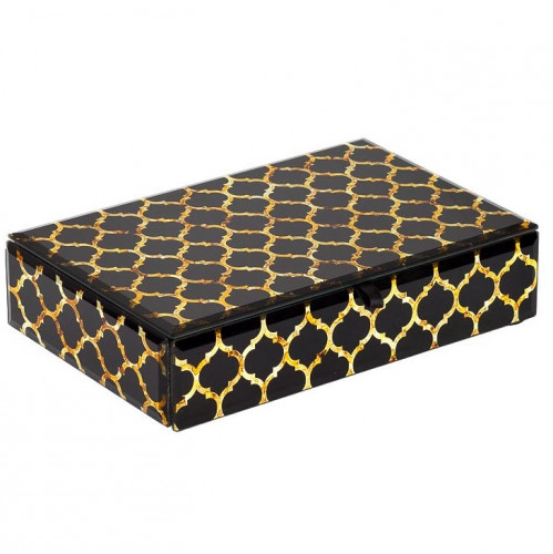 шкатулка золотистая 227х154х52 в Магнитогорске