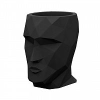 кашпо adan матовое черное 42см от vondom в Магнитогорске