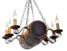 люстра бочонок коричневая в Магнитогорске