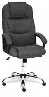 компьютерное кресло tetchair бергамо (крестовина хром, обивка ткань) для руководителя в Магнитогорске