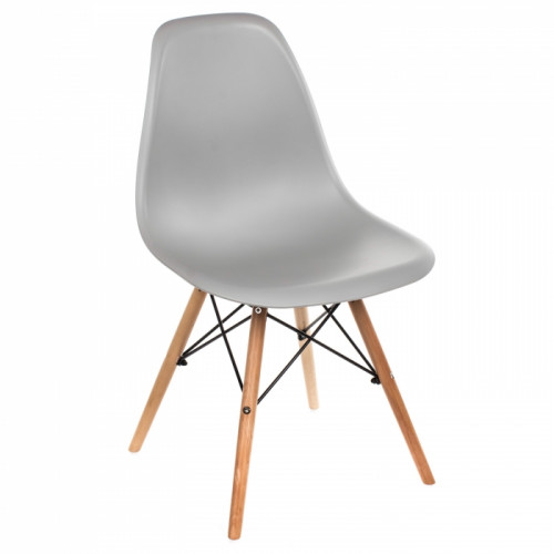 стул деревянный eames pc-015 grey в Магнитогорске