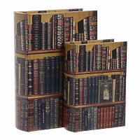 шкатулки-книги, набор из 2 шт. мультиколор в Магнитогорске