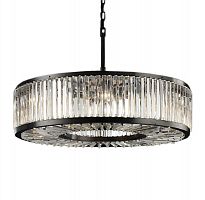 люстра welles round d70 черная, прозрачное стеко в Магнитогорске