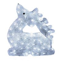 световая фигура оленёнок белый 3d в Магнитогорске