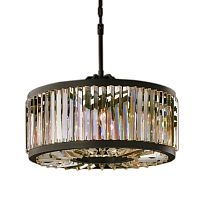 люстра welles round d50 черная, прозрачное стеко в Магнитогорске