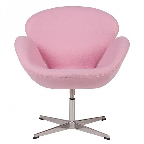 кресло swan chair светло-розовое в Магнитогорске
