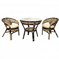 обеденный комплект lunch-2 на 2 персоны, коричневый в Магнитогорске