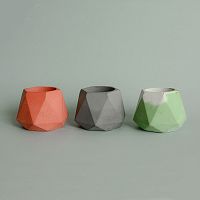 подсвечник из бетона под мрамор eco линту, 6 см в Магнитогорске