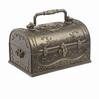 шкатулка для украшений музыкальная золотого цвета в Магнитогорске