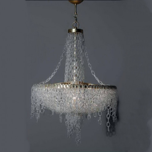 люстра ex02-5 от delight collection прозрачная/золото в Магнитогорске