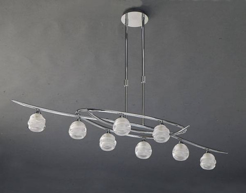 подвесная люстра mantra loop chrome 1800 в Магнитогорске