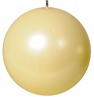 свеча-шар жемчужно-кремовая, 8 см в Магнитогорске