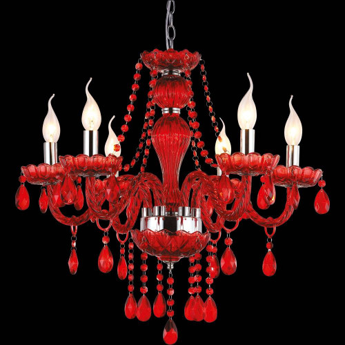 подвесная люстра arte lamp teatro a3964lm-6rd в Магнитогорске