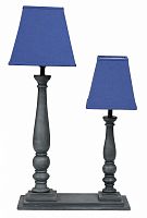 ножки для абажура на подставке темные патина (без абажуров) в Магнитогорске