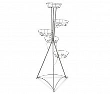 подставка для цветов kolonna 5 серый в Магнитогорске