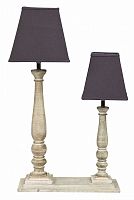 ножки для абажура на подставке светлые патина (без абажуров) в Магнитогорске