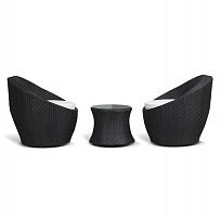 туллон, лаунж зона на 2 персоны ,чёрный в Магнитогорске