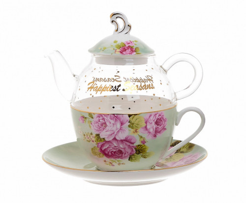 чайник-чашка flower 500 мл + 300 мл в Магнитогорске