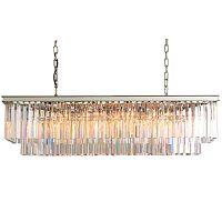 люстра odeon l110 silver серая, прозрачная в Магнитогорске