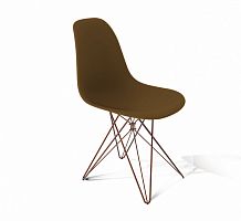 стул dsr коричневый s50 (eames style) в Магнитогорске