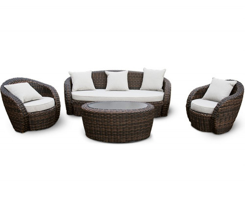 лаунж зона авела на 4 персоны серая в Магнитогорске