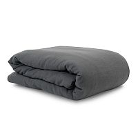пододеяльник изо льна темно-серого цвета essential 150х200 в Магнитогорске