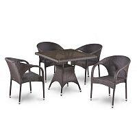 обеденная группа из искусственного ротанга на 4 персоны xoma в Магнитогорске