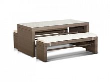 обеденная группа лекко на 4 персоны,серый в Магнитогорске