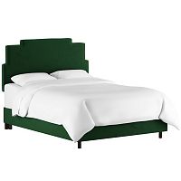 кровать двуспальная 180х200 зеленая paxton emerald velvet в Магнитогорске