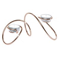 подсвечник медный для чайных свечей t-loop, 19,5 см в Магнитогорске