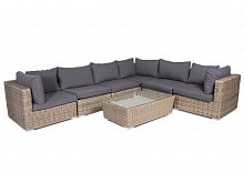 модуль лунго угловой на 6 персон серый в Магнитогорске