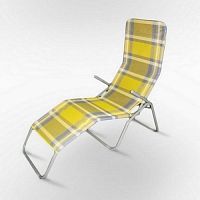 шезлонг-лежак дельфин-2 жёлтый в Магнитогорске