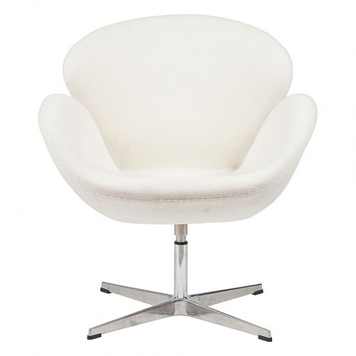 кресло swan chair белое в Магнитогорске