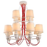 подвесная люстра arte lamp sergio a3325lm-8-4wh в Магнитогорске