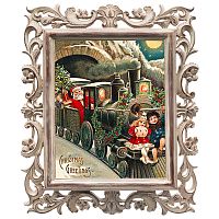 картина «с новым годом!» в раме «соланж», версия 3 в Магнитогорске