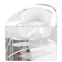 подсвечник хрустальный треугольный one, 5 см в Магнитогорске