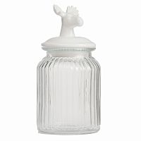 декоративная банка с крышкой deer средняя в Магнитогорске
