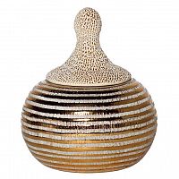 шкатулка керамика золотая 19х19х20,5 в Магнитогорске