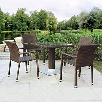 обеденная группа из искусственного ротанга sate на 4 персоны в Магнитогорске