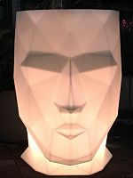 кашпо adan матовое светящееся led rgbw dmx battery 70см от vondom в Магнитогорске