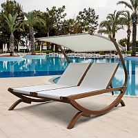 шезлонг-лежак мальта белый в Магнитогорске