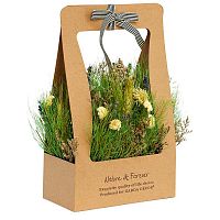 цветочная композиция полевые цветы 30х18х36 см в Магнитогорске