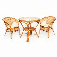 комплект trio mio на 2 персоны, светло-коричневый в Магнитогорске